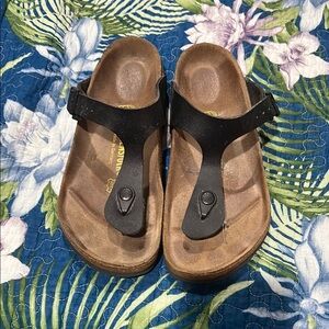 Black and Brown Sandals
